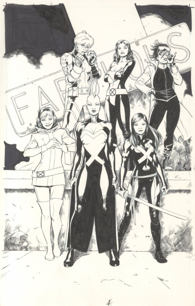 David Lopez X-men 1 Unpublished Cover